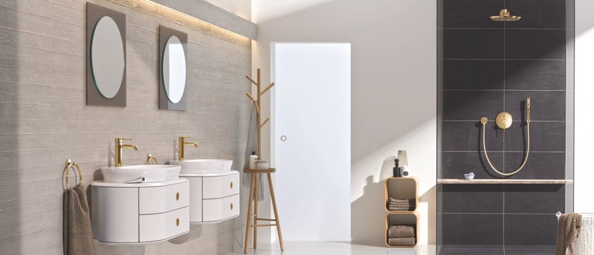ΜΠΑΤΑΡΙΑ ΝΙΠΤΗΡΟΣ ESSENCE 24171GL1 1/2″ S-ΜΕΓΕΘΟΣ COOL SUNRISE ΧΡΥΣΗ GROHE - Image 3