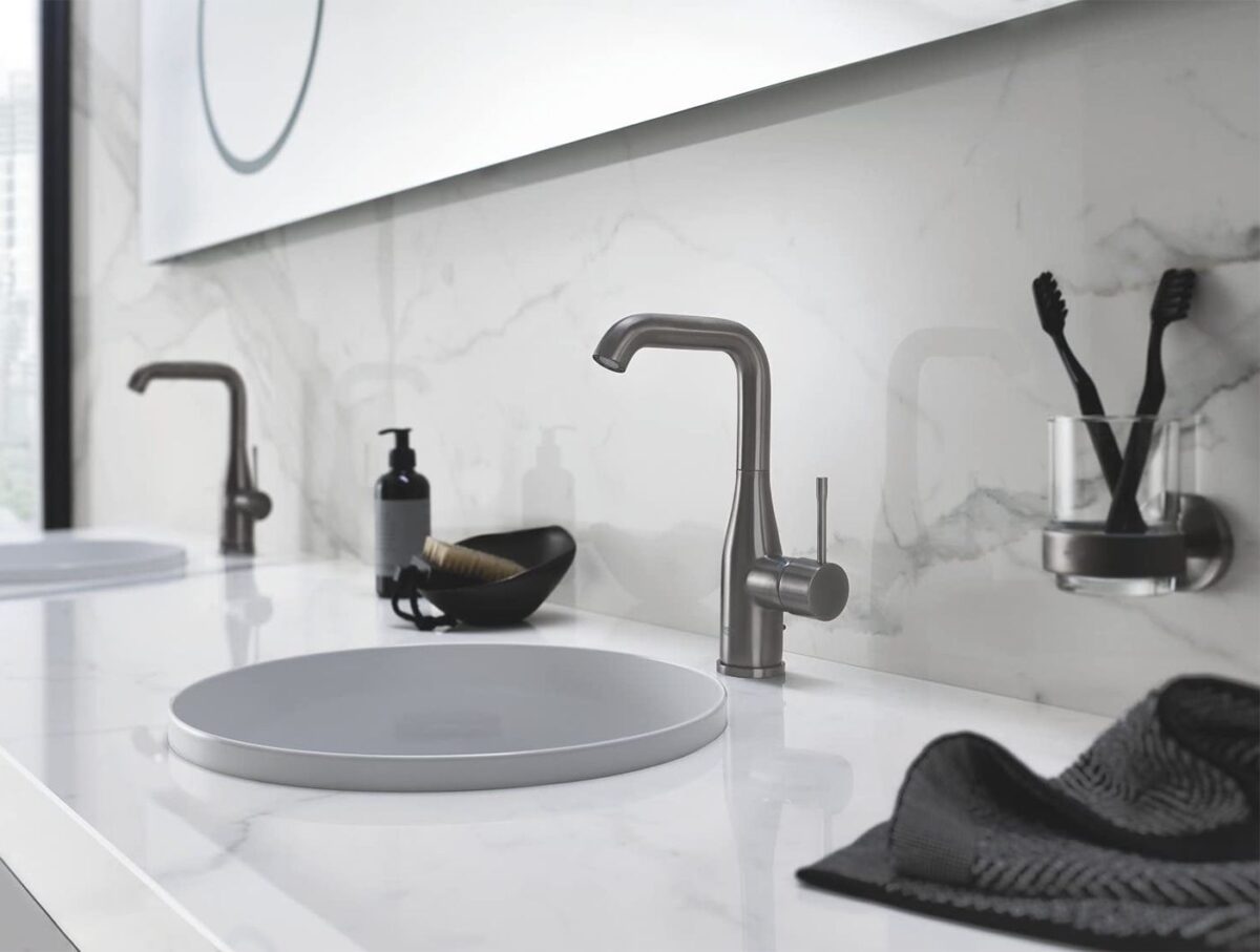 ΜΠΑΤΑΡΙΑ ΝΙΠΤΗΡΟΣ ESSENCE 24174AL1 ΨΗΛΗ BRUSHED HARD GRAPHITE GROHE - Image 5