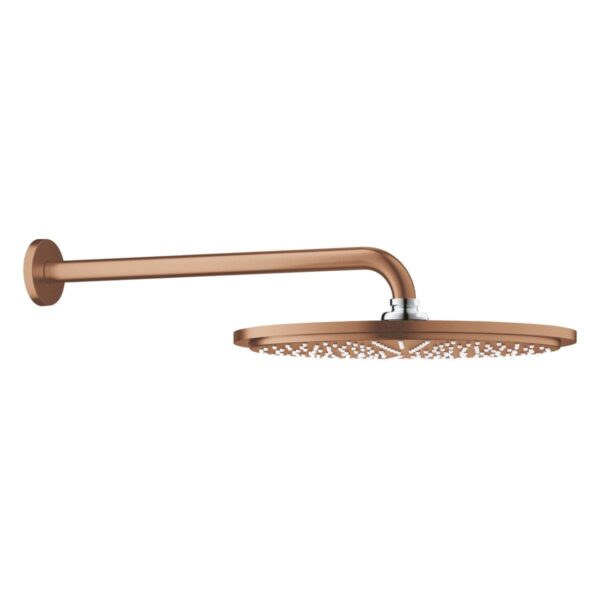 ΚΕΦΑΛΗ ΚΑΙ ΒΡΑΧΙΟΝΑΣ ΤΟΙΧΟΥ RAINSHOWER COSMOPOLITAN 310 38CM BRUSHED WARM SUNSET 26066DL0 GROHE