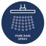 RAINSHOWER SMARTACTIVE 310 CUBE ΣΕΤ ΚΕΦΑΛΗΣ ΝΤΟΥΣ 430ΜΜ 26479000 GROHE 5 PureRainSpray