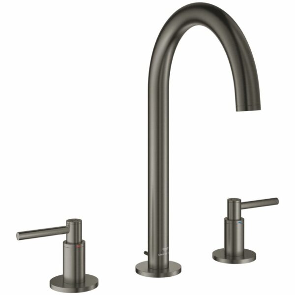 ΜΠΑΤΑΡΙΑ ΝΙΠΤΗΡΟΣ 3 ΟΠΩΝ ATRIO BRUSHED HARD GRAPHITE ΨΗΛΗ 20649AL0 GROHE