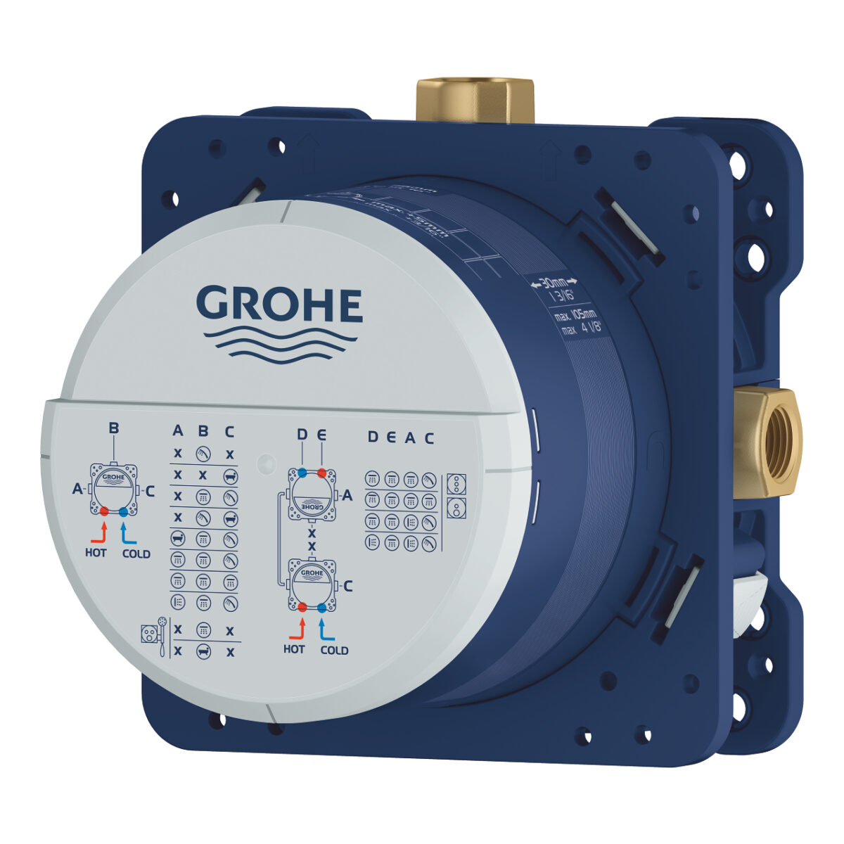ΚΟΥΤΙ ΕΝΤΟΙΧΙΣΜΟΥ RAPIDO SMARTBOX 35600000 GROHE - Image 6