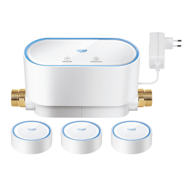 GROHE SENSE GUARD SMART KIT ΣΕΤ ΜΟΝΑΔΑ ΕΛΕΓΧΟΥ ΜΕ 3 ΕΞΥΠΝΟΥΣ ΑΙΣΘΗΤΗΡΕΣ 22502LN0 GROHE