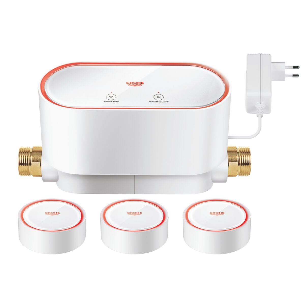 GROHE SENSE GUARD SMART KIT ΣΕΤ ΜΟΝΑΔΑ ΕΛΕΓΧΟΥ ΜΕ 3 ΕΞΥΠΝΟΥΣ ΑΙΣΘΗΤΗΡΕΣ 22502LN0 GROHE - Image 4