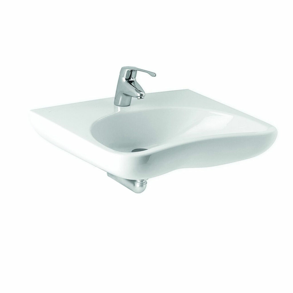 ΕΡΓΟΝΟΜΙΚΟΣ ΝΙΠΤΗΡΑΣ 64x55CM ΛΕΥΚΟΣ FAYANS H8137140001771 ROCA