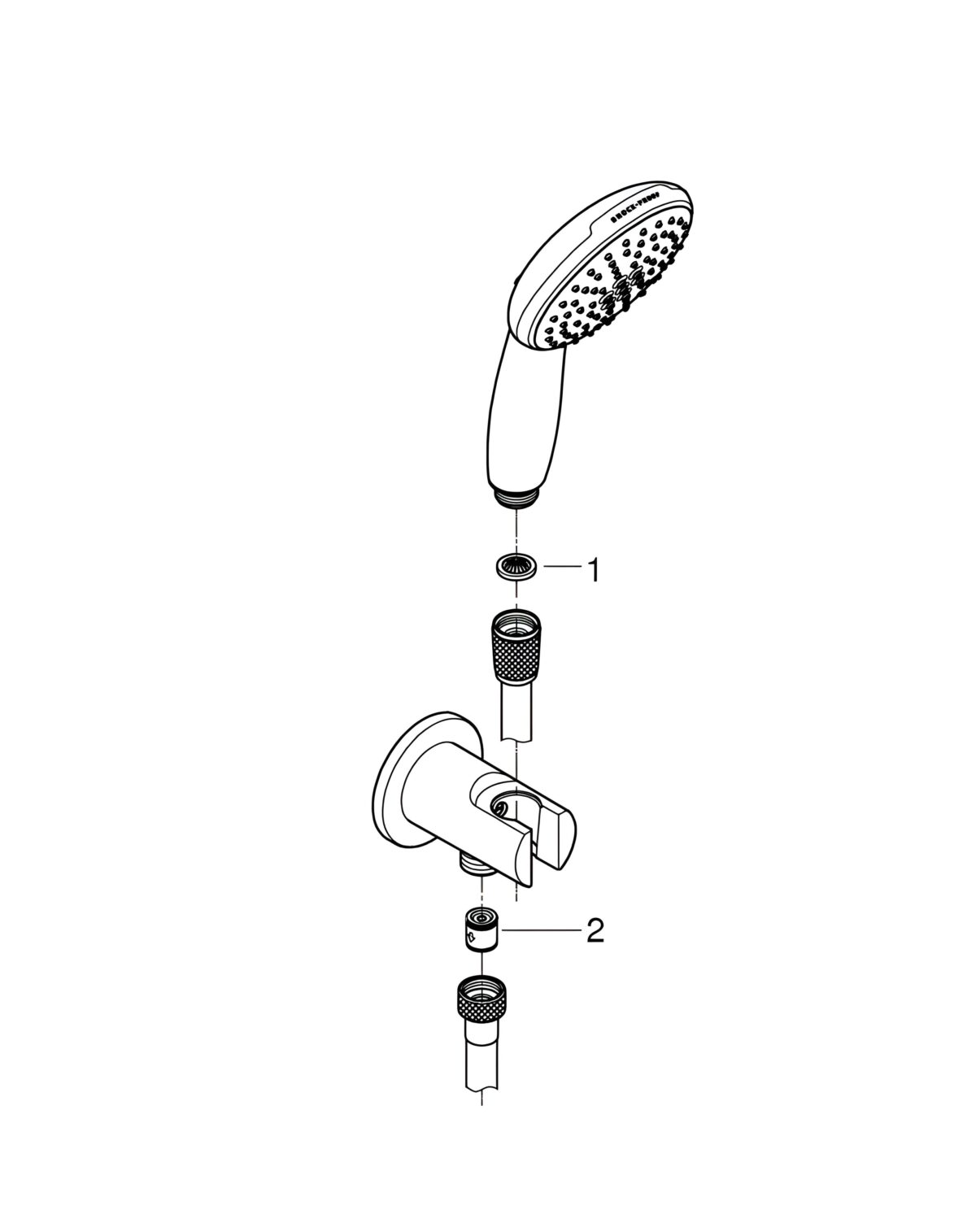 ΣΕΤ ΣΤΗΡΙΞΗΣ ΤΟΙΧΟΥ TEMPESTA 110 26406003 GROHE