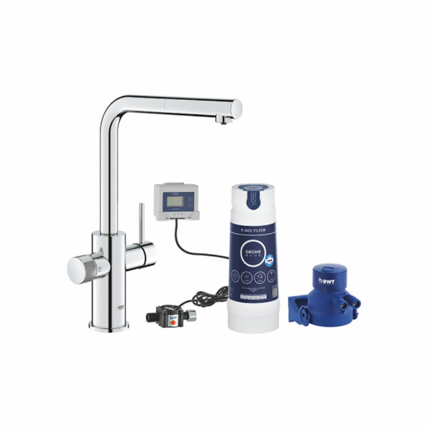 ΜΠΑΤΑΡΙΑ ΚΟΥΖΙΝΑΣ BLUE PURE MINTA STARTER KIT 30591000 GROHE