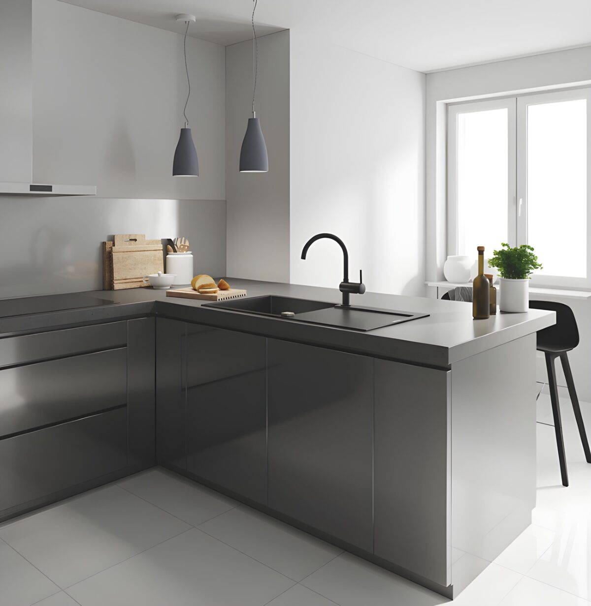 ANAMEIKTIKH ΜΠΑΤΑΡΙΑ ΚΟΥΖΙΝΑΣ MINTA 32917KS0 GROHE