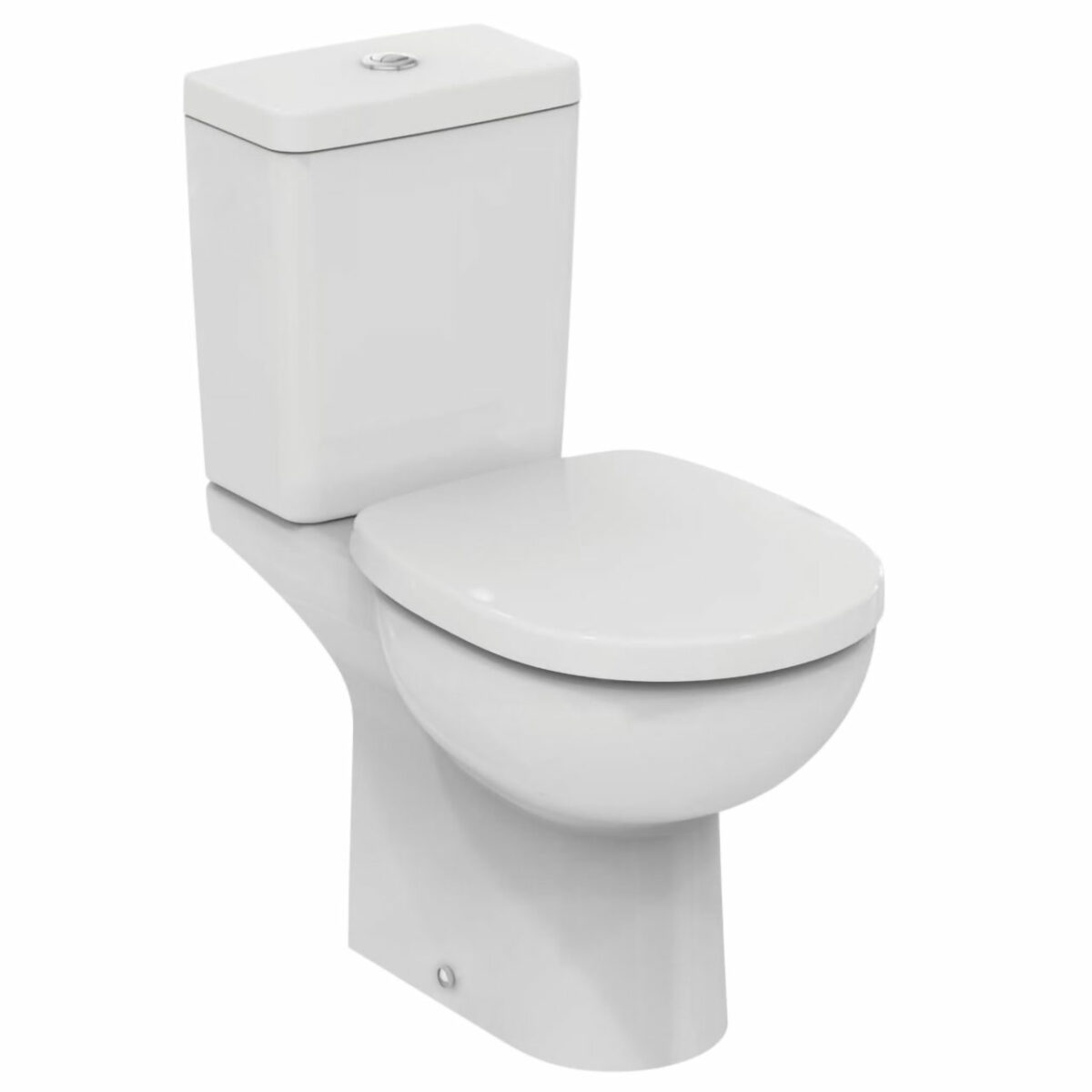 ΣΕΤ ΛΕΚΑΝΗ CONNECT CLASSIC ΧΑΜΗΛΗΣ ΠΙΕΣΗΣ ΠΙΣΩ ΣΙΦΩΝΙ S/C 4 ΤΜΧ E804801 IDEAL STANDARD - Image 1