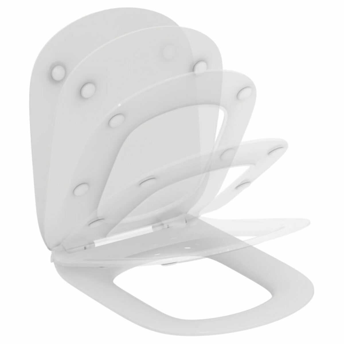 ΚΑΠΑΚΙ ΛΕΚΑΝΗΣ TESI II SOFT CLOSE ΒΑΚΕΛΙΤΗΣ ΛΕΥΚΟ T352701 IDEAL STANDARD - Image 1