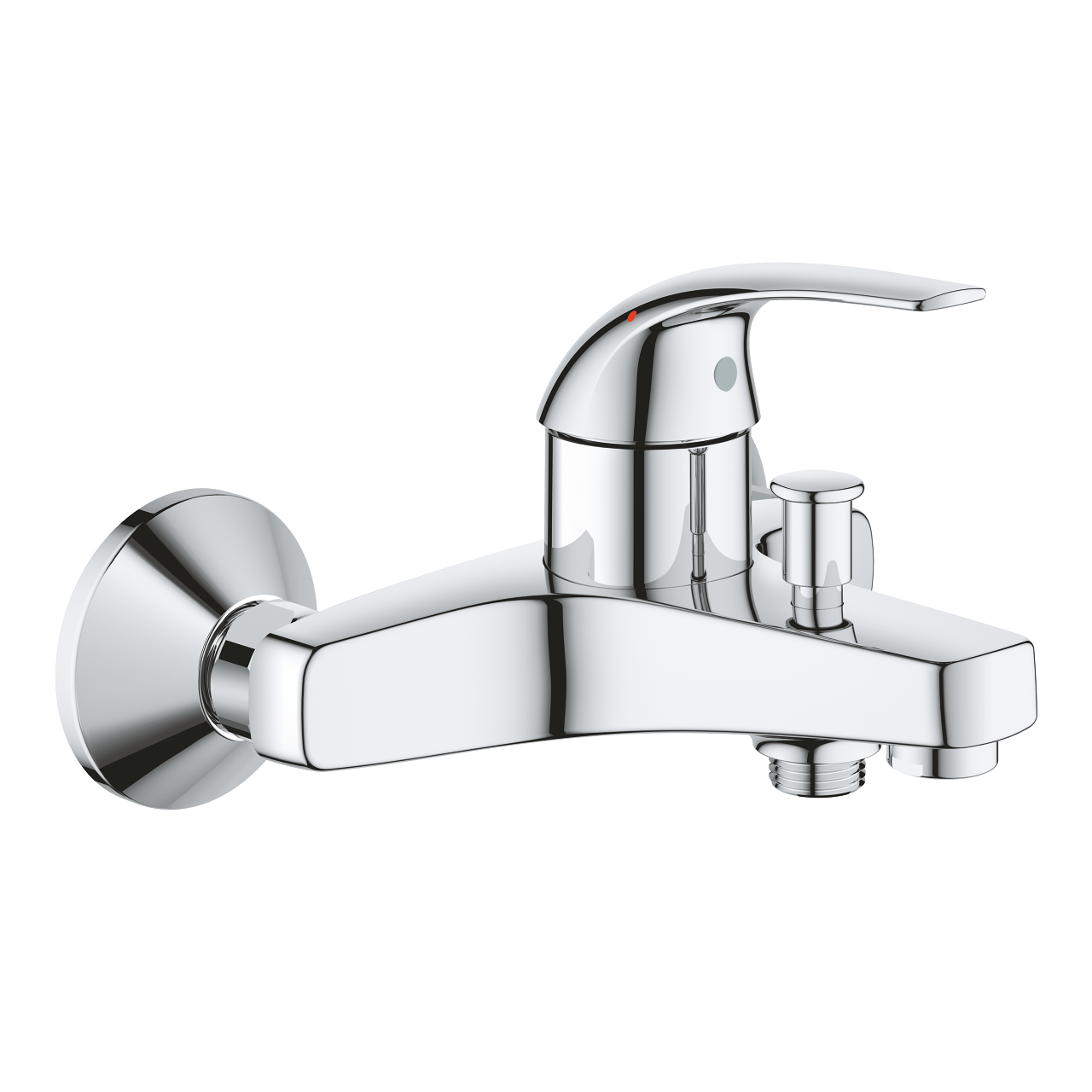 GROHE BAUCURVE ΜΙΚΤΗΣ ΛΟΥΤΡΟΥ ΜΕ ΕΝΑ ΜΟΧΛΟ 1/2″ 23599000 GROHE