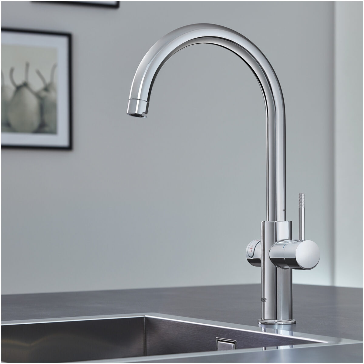 ΒΡΥΣΗ ΚΑΙ ΜΠΟΪΛΕΡ RED DUO L SIZE ΧΡΩΜΕ C-SPOUT 30079001 GROHE