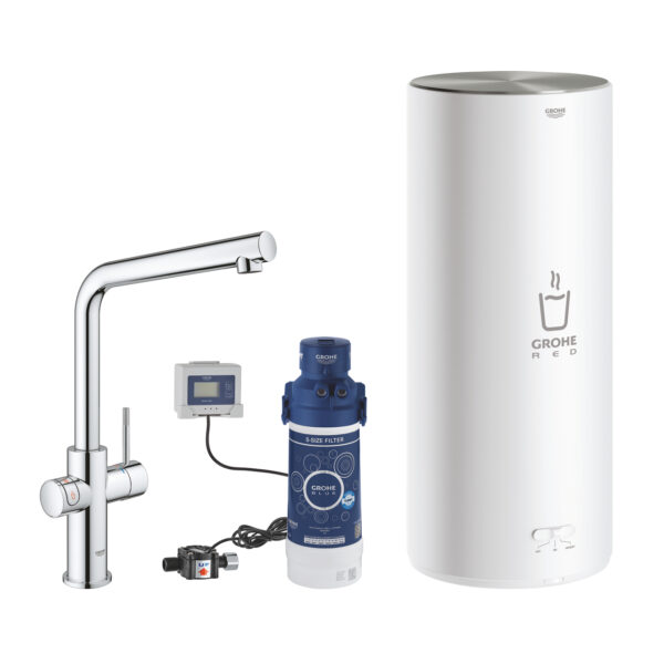 ΒΡΥΣΗ ΚΑΙ ΜΠΟΪΛΕΡ RED DUO L SIZE ΧΡΩΜΕ L-SPOUT 30325001 GROHE