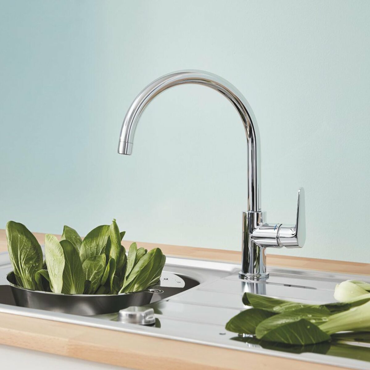 ΜΙΚΤΗΣ ΝΕΡΟΧΥΤΗ BAUCURVE ΜΟΝΗΣ ΛΑΒΗΣ 1/2″ 31536001 GROHE