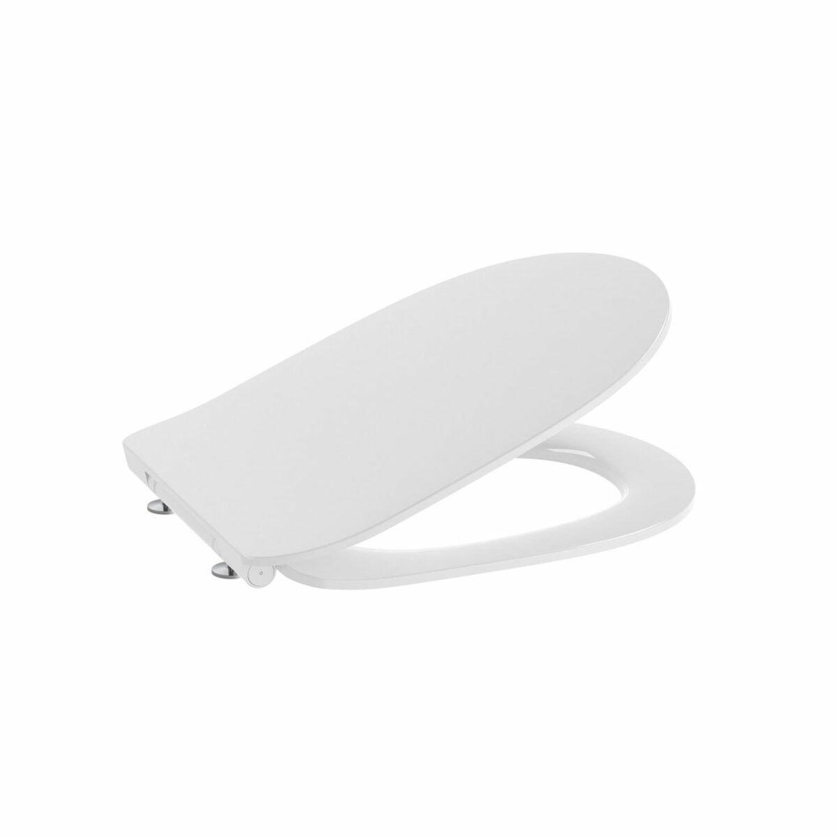 ΚΑΠΑΚΙ ΛΕΚΑΝΗΣ ROCA THE GAP ΣΤΡΟΓΓΥΛΟ SLIM SOFT CLOSE ΛΕΥΚΟ A801D12003 ROCA - Image 1