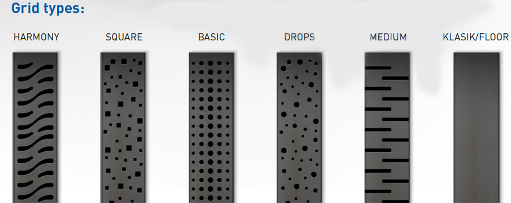 CHUDEJ DRAIN FLOOR GRIDS BLACK