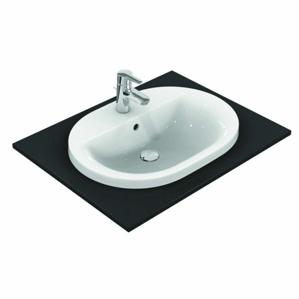 ΝΙΠΤΗΡΑΣ CONNECT 62x46CM ΟΒΑΛ ΛΕΥΚΟΣ ΕΝΘΕΤΟΣ E504001 IDEAL STANDARD