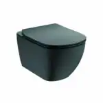 ΛΕΚΑΝΗ ΚΡΕΜΑΣΤΗ TESI II HF AQUABLADE SILK BLACK ΧΩΡΙΣ ΚΑΛΥΜΜΑ T0079V3 IDEAL STANDARD