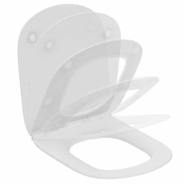 ΚΑΠΑΚΙ ΛΕΚΑΝΗΣ TESI II SOFT CLOSE SANDWICH ΛΕΥΚΟ T3527V1 IDEAL STANDARD