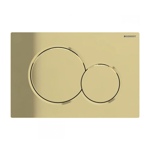 ΠΛΑΚΕΤΑ SIGMA 01 BRASS GALVANIZED ΓΙΑ ΣΥΣΤΗΜΑ ΔΙΠΛΗΣ ΕΚΠΛΥΣΗΣ 115.770.DT.5 GEBERIT