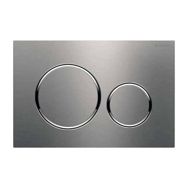 ΠΛΑΚΕΤΑ SIGMA 20 INOX ΓΙΑ ΣΥΣΤΗΜΑ ΔΙΠΛΗΣ ΕΚΠΛΥΣΗΣ 115.882.SN.1 GEBERIT