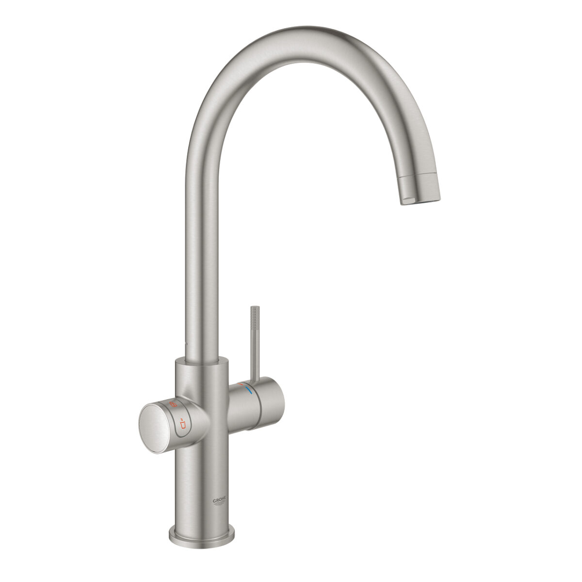 ΒΡΥΣΗ ΚΑΙ ΜΠΟΪΛΕΡ RED DUO M SIZE SUPERSTEEL C-SPOUT 30083DC1 GROHE - Image 3
