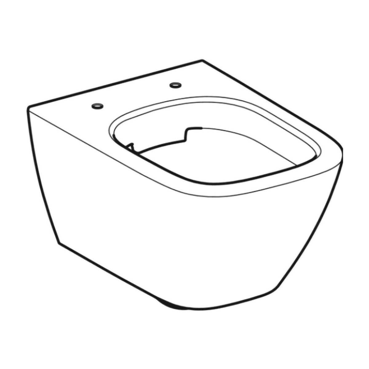 SMYLE SQUARE ΛΕΚΑΝΗ ΚΡΕΜΑΣΤΗ 49CM RIMFREE ΛΕΥΚΗ 500.379.01.1 GEBERIT - Image 5