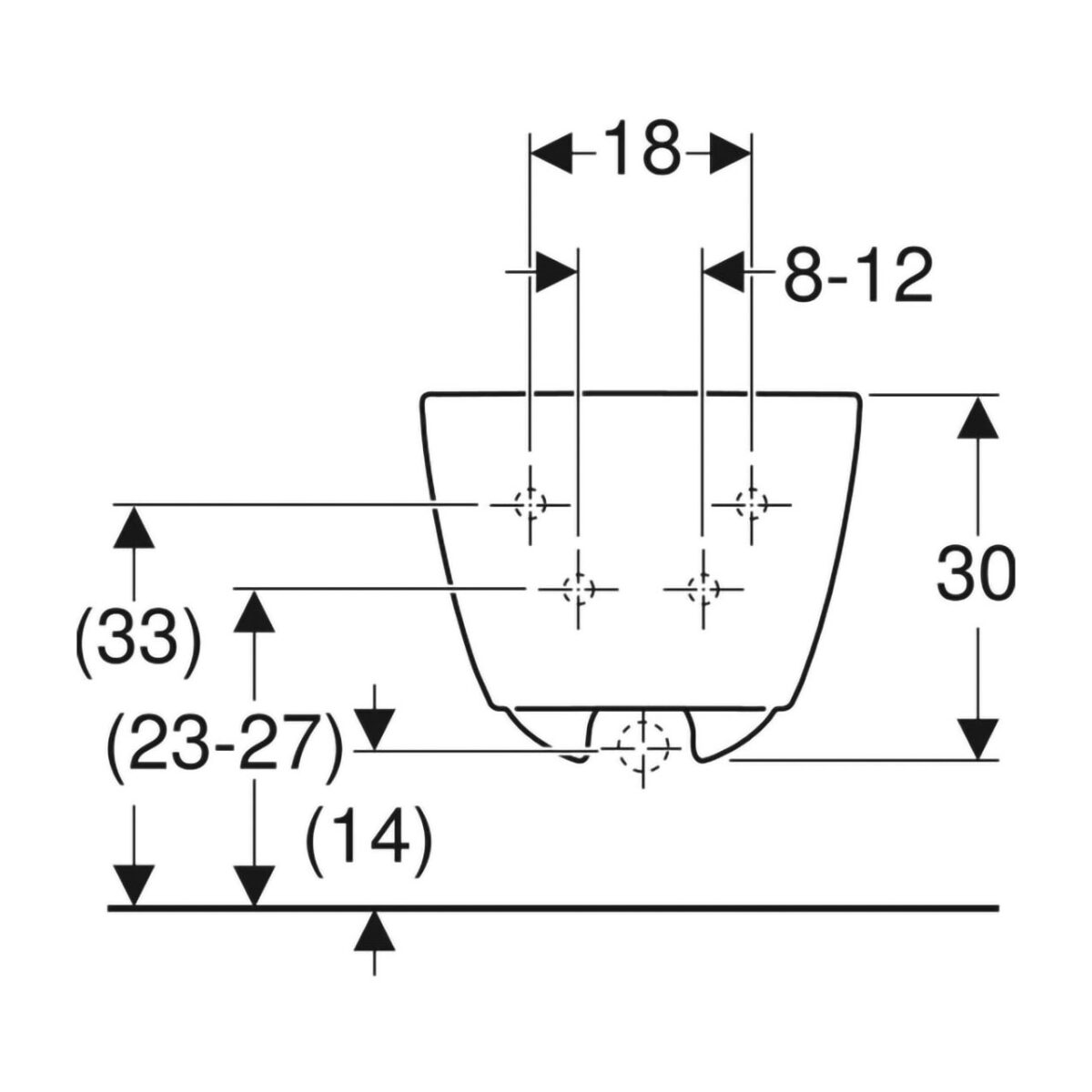 ICON ΚΡΕΜΑΣΤΟ ΜΠΙΝΤΕ ΛΕΥΚΟ 501.898.00.1 GEBERIT - Image 2