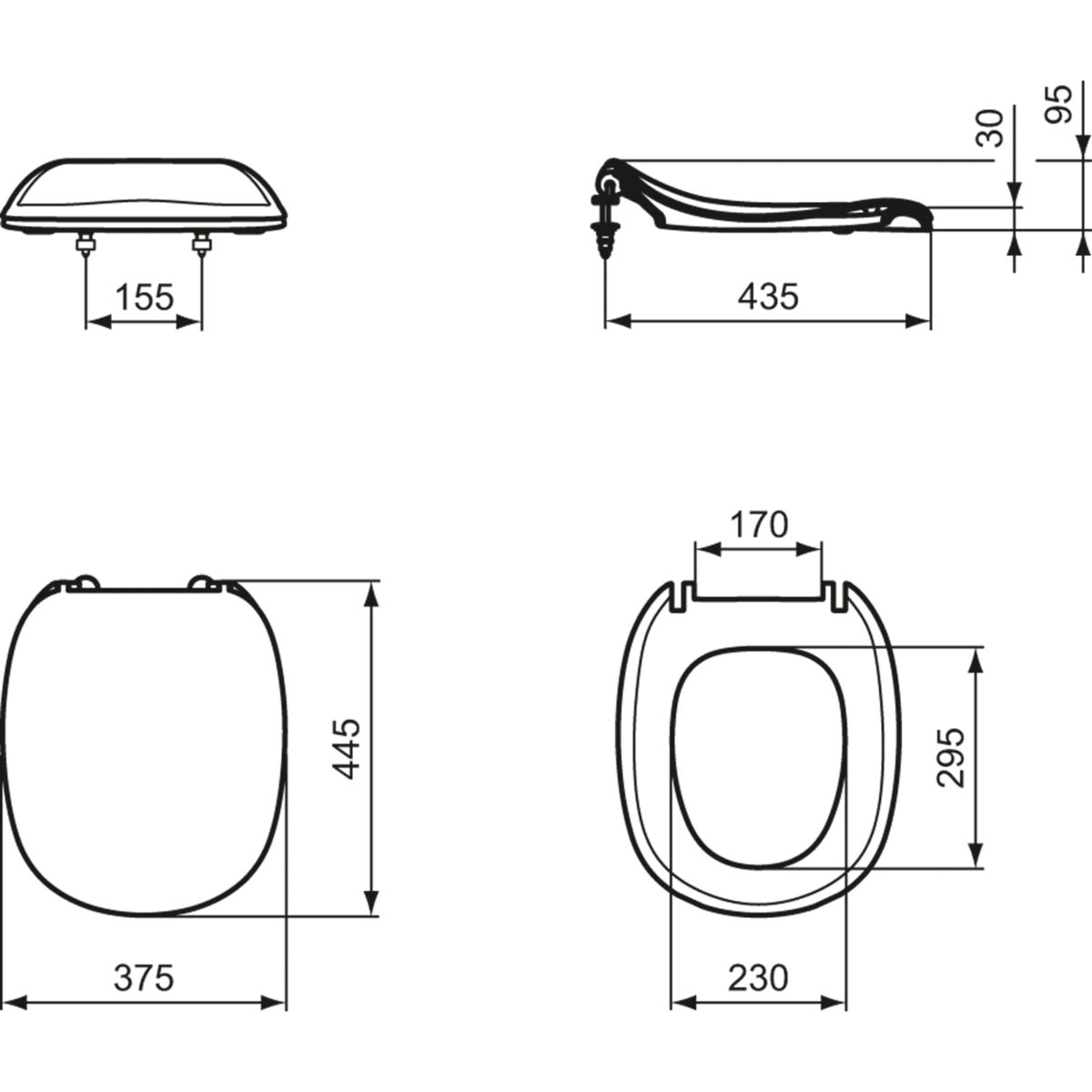 KIMERA ΚΑΠΑΚΙ ΛΕΚΑΝΗΣ K700801 IDEAL STANDARD - Image 2