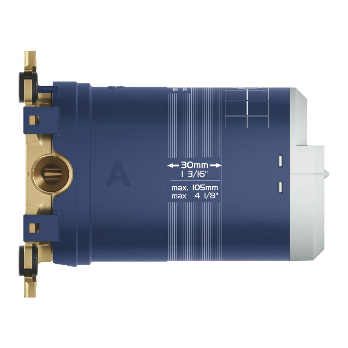 RAINSHOWER ΕΝΤΟΙΧΙΖΟΜΕΝΟ ΤΜΗΜΑ ΜΠΑΤΑΡΙΑΣ 1/2″ 26483000 GROHE - Image 7