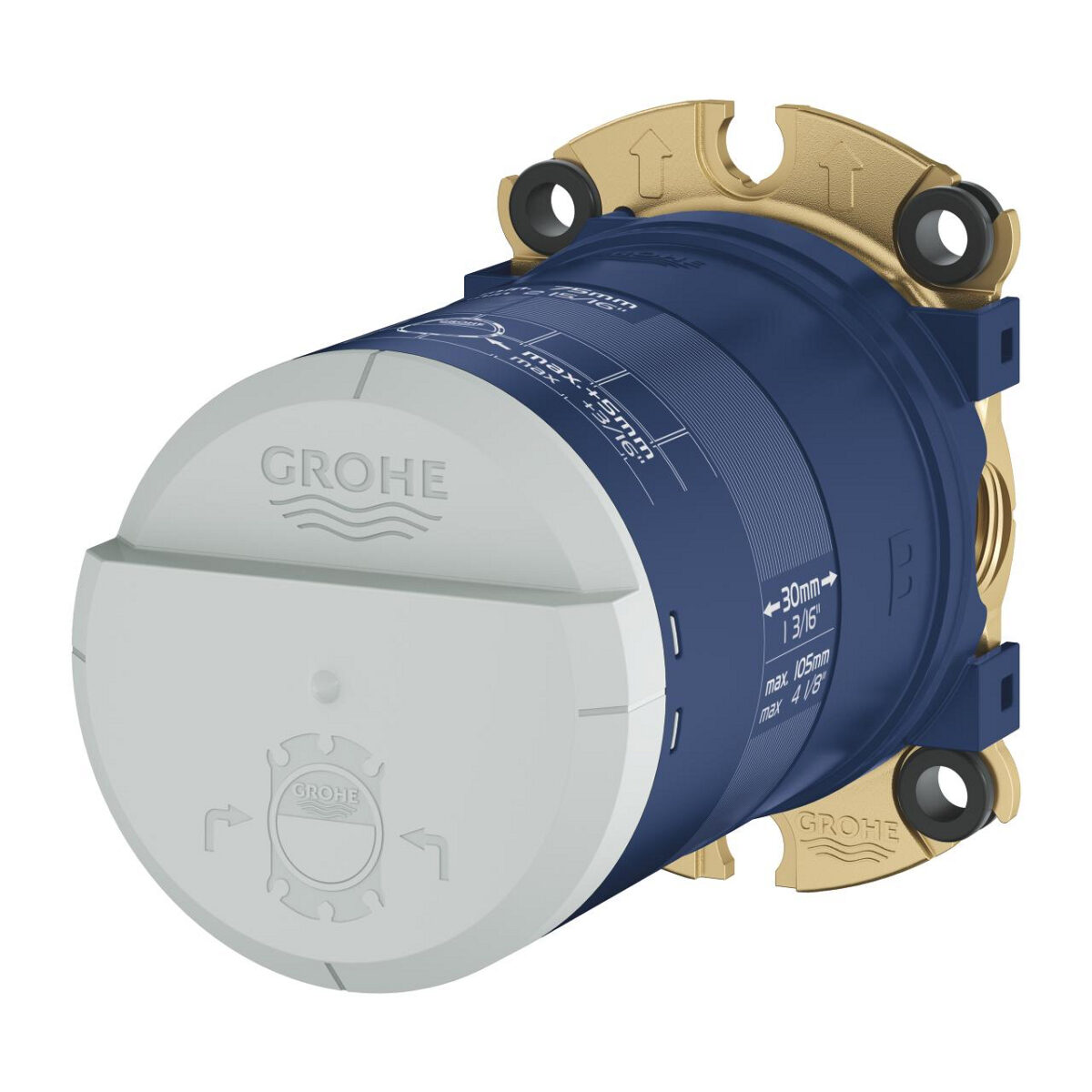 RAINSHOWER ΕΝΤΟΙΧΙΖΟΜΕΝΟ ΤΜΗΜΑ ΜΠΑΤΑΡΙΑΣ 1/2″ 26483000 GROHE - Image 6