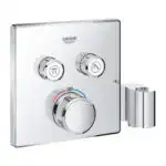 GROHTHERM SMARTCONTROL ΘΕΡΜΟΣΤΑΤΗΣ ΓΙΑ ΕΝΤΟΙΧΙΖΟΜΕΝΗ ΕΓΚΑΤΑΣΤΑΣΗ 2 ΡΟΩΝ ΚΑΙ ΕΝΣΩΜΑΤΩΜΕΝΗ ΒΑΣΗ ΝΤΟΥΖ ΧΡΩΜΕ 29125000 GROHE