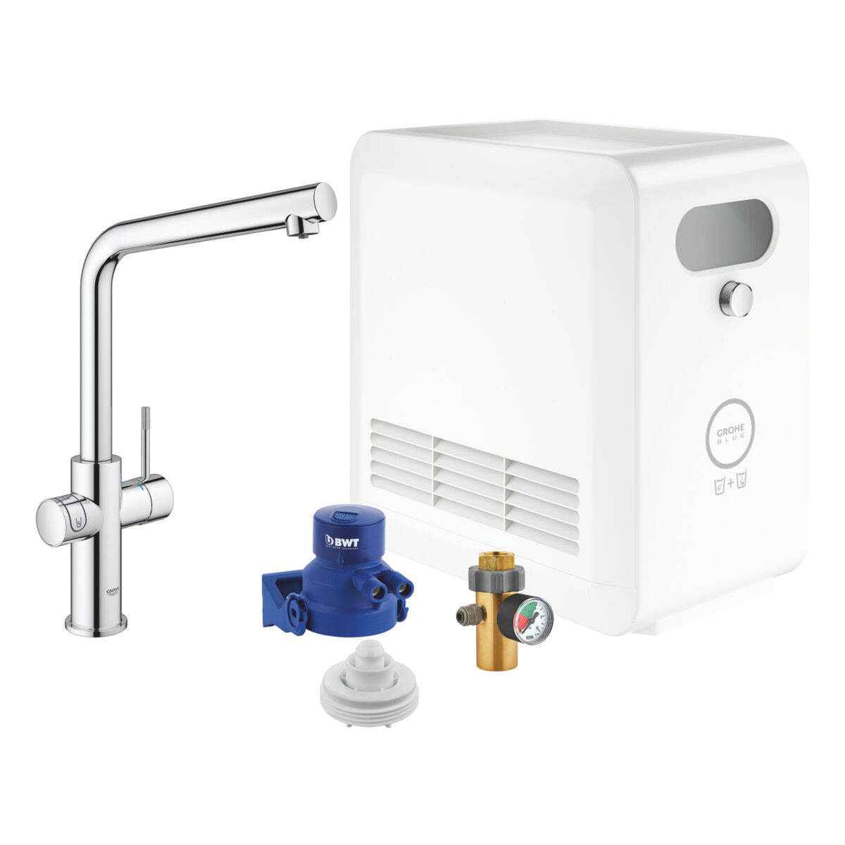 BLUE PROFESSIONAL ΚΙΤ ΜΕ ΡΟΥΞΟΥΝΙ L-SPOUT ΧΡΩΜΕ 31347003 GROHE - Image 1