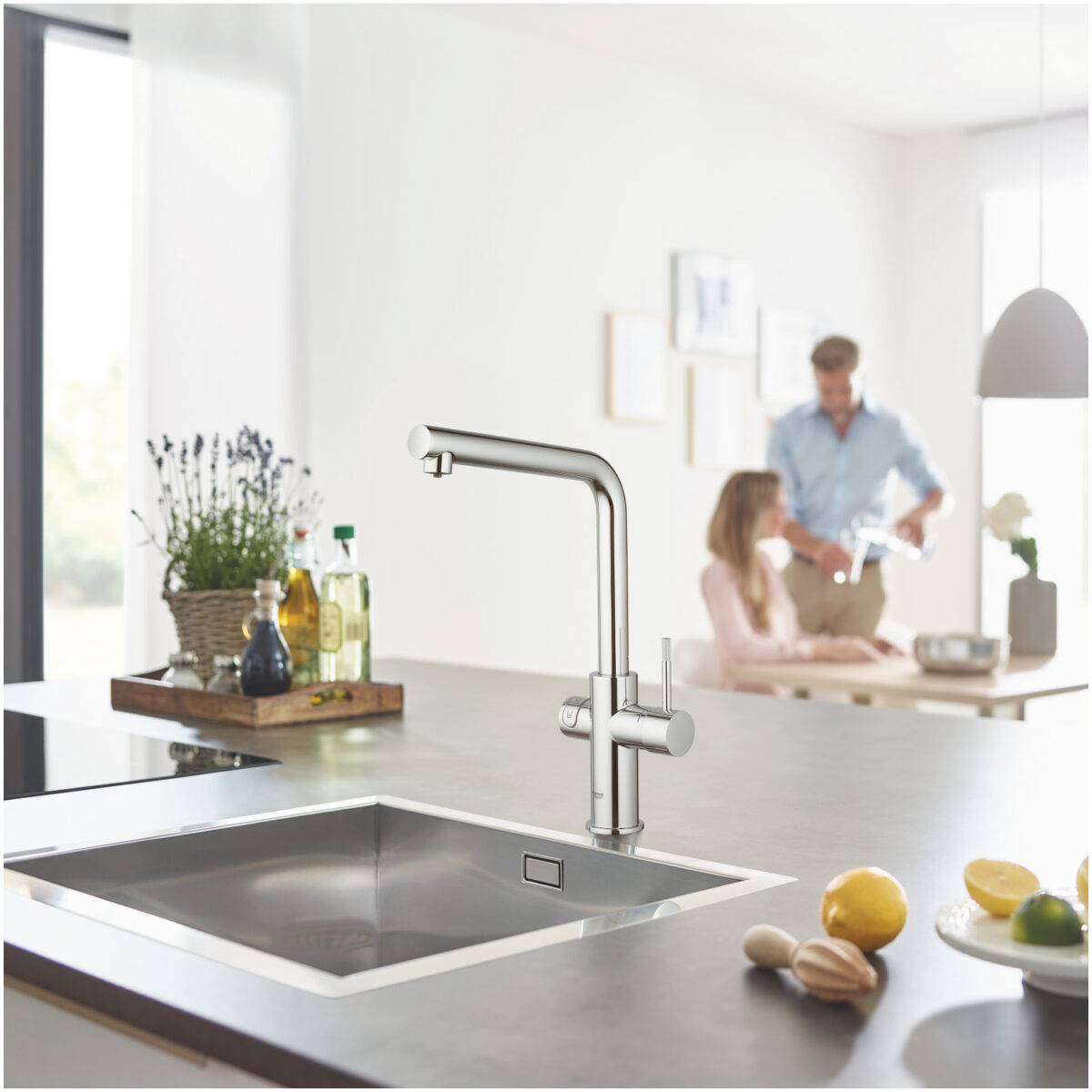 BLUE HOME ΚΙΤ ΕΚΚΙΝΗΣΗΣ ΕΚΡΟΗΣ L-SPOUT ΧΡΩΜΕ 31454001 GROHE - Image 3
