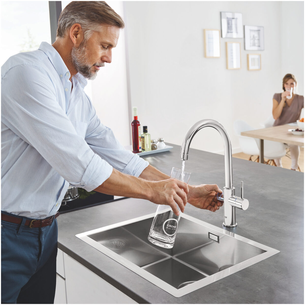 BLUE HOME ΚΙΤ ΕΚΚΙΝΗΣΗΣ ΕΚΡΟΗΣ C-SPOUT ΧΡΩΜΕ 31455001 GROHE - Image 5
