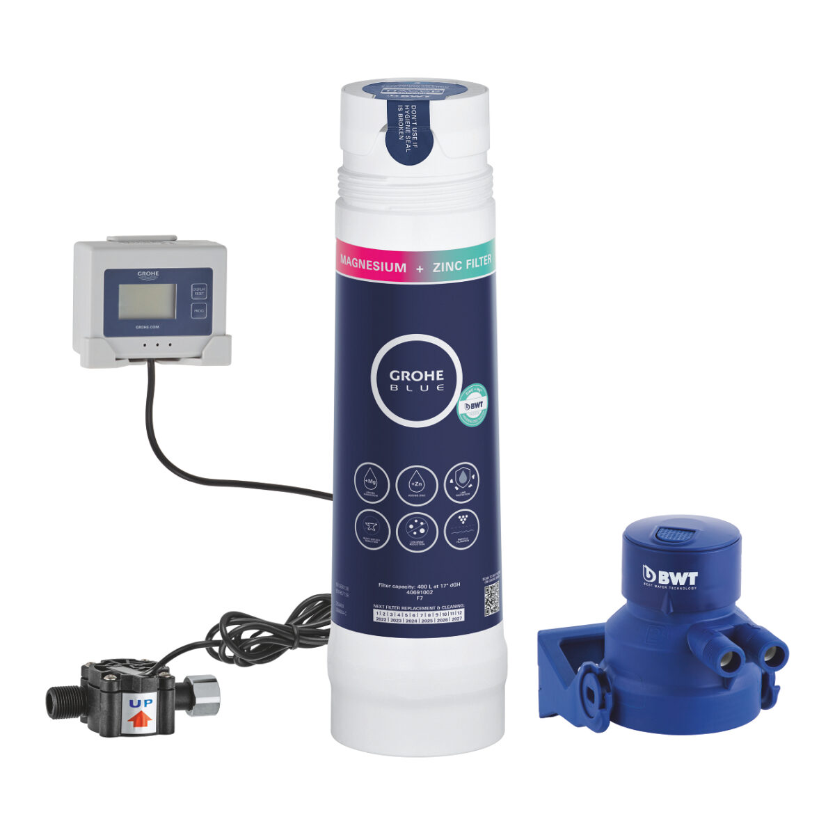 BLUE MAGNESIUM+ZINC ΣΕΤ ΕΚΚΙΝΗΣΗΣ ΦΙΛΤΡΟΥ 40875000 GROHE - Image 1