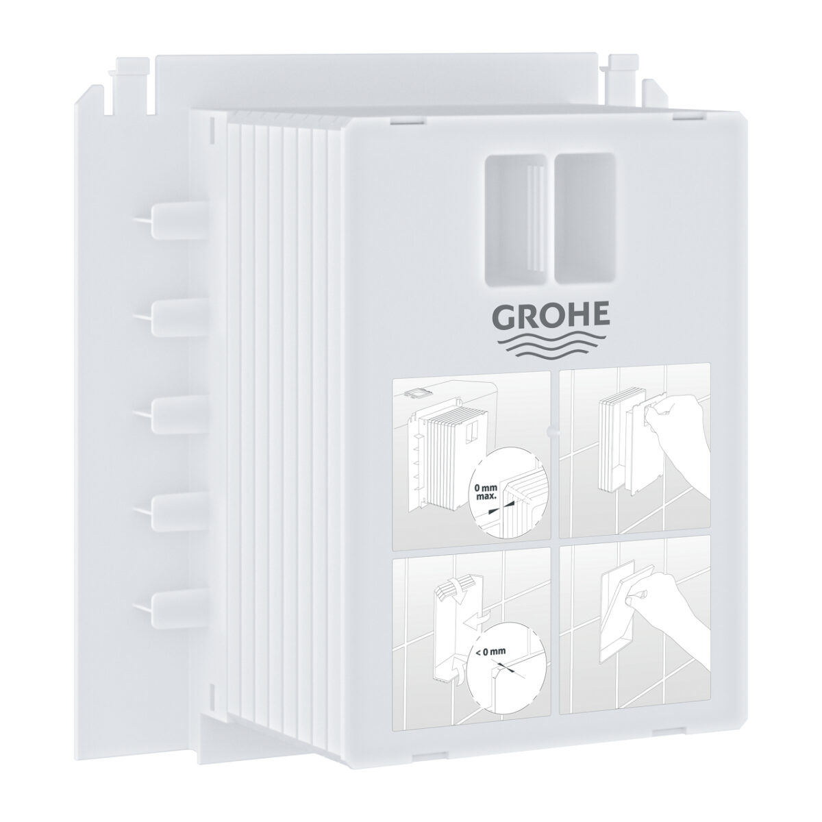 ΑΝΤΑΠΤΟΡΑΣ ΓΙΑ ΠΛΑΚΕΤΕΣ 17 CM 40911000 GROHE - Image 1