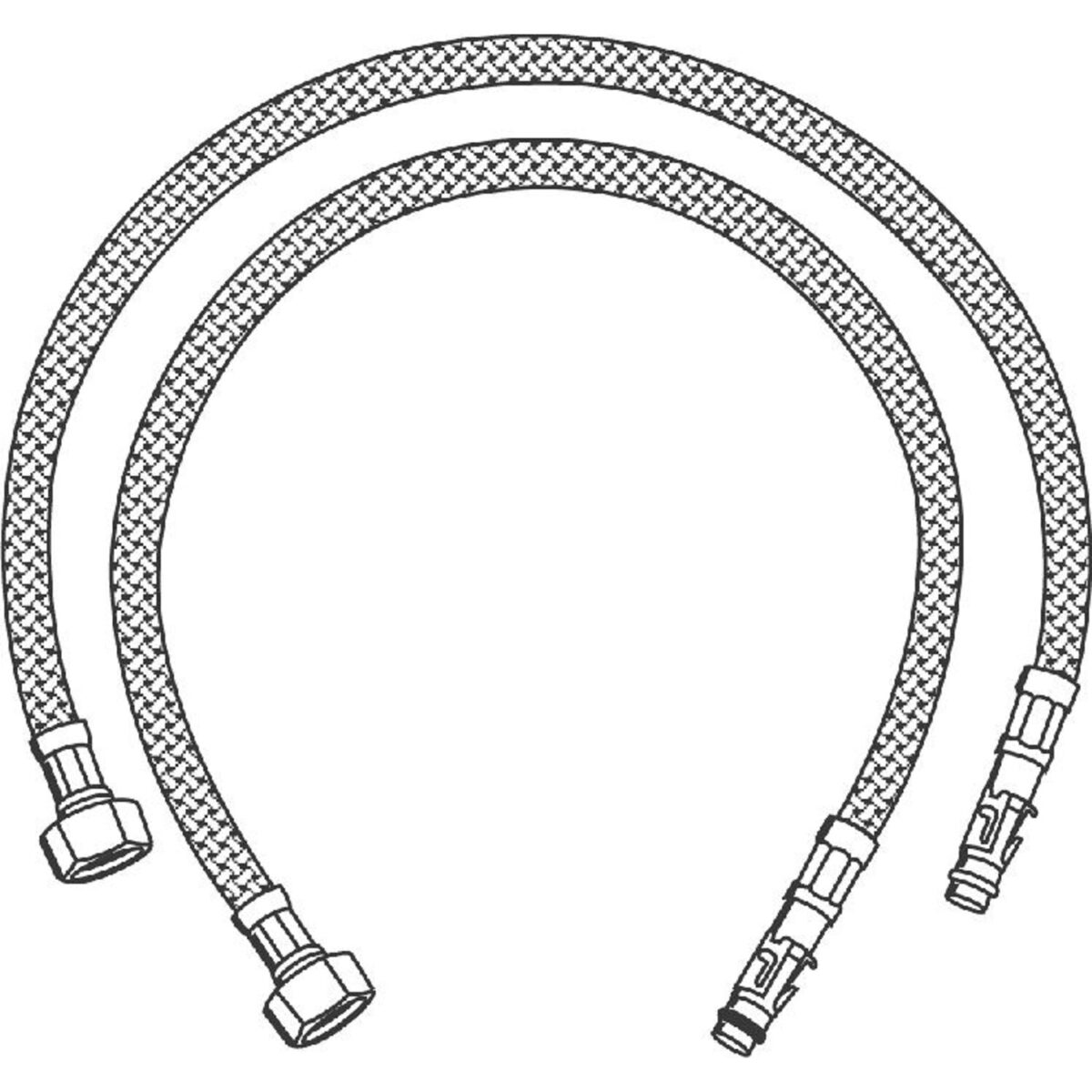 ΕΥΕΛΙΚΤΟ ΣΠΙΡΑΛ ΣΥΝΔΕΣΗΣ 470 ΧΡΩΜΕ 45484000 GROHE - Image 2
