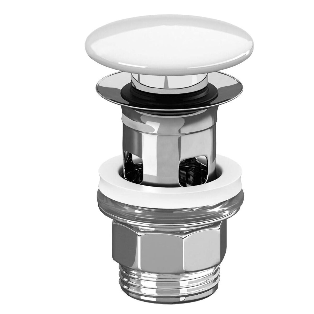 ΒΑΛΒΙΔΑ ΝΙΠΤΗΡΟΣ PUSH-TO-OPEN WHITE ALPINE 8L033401 VILLEROY & BOCH - Image 1