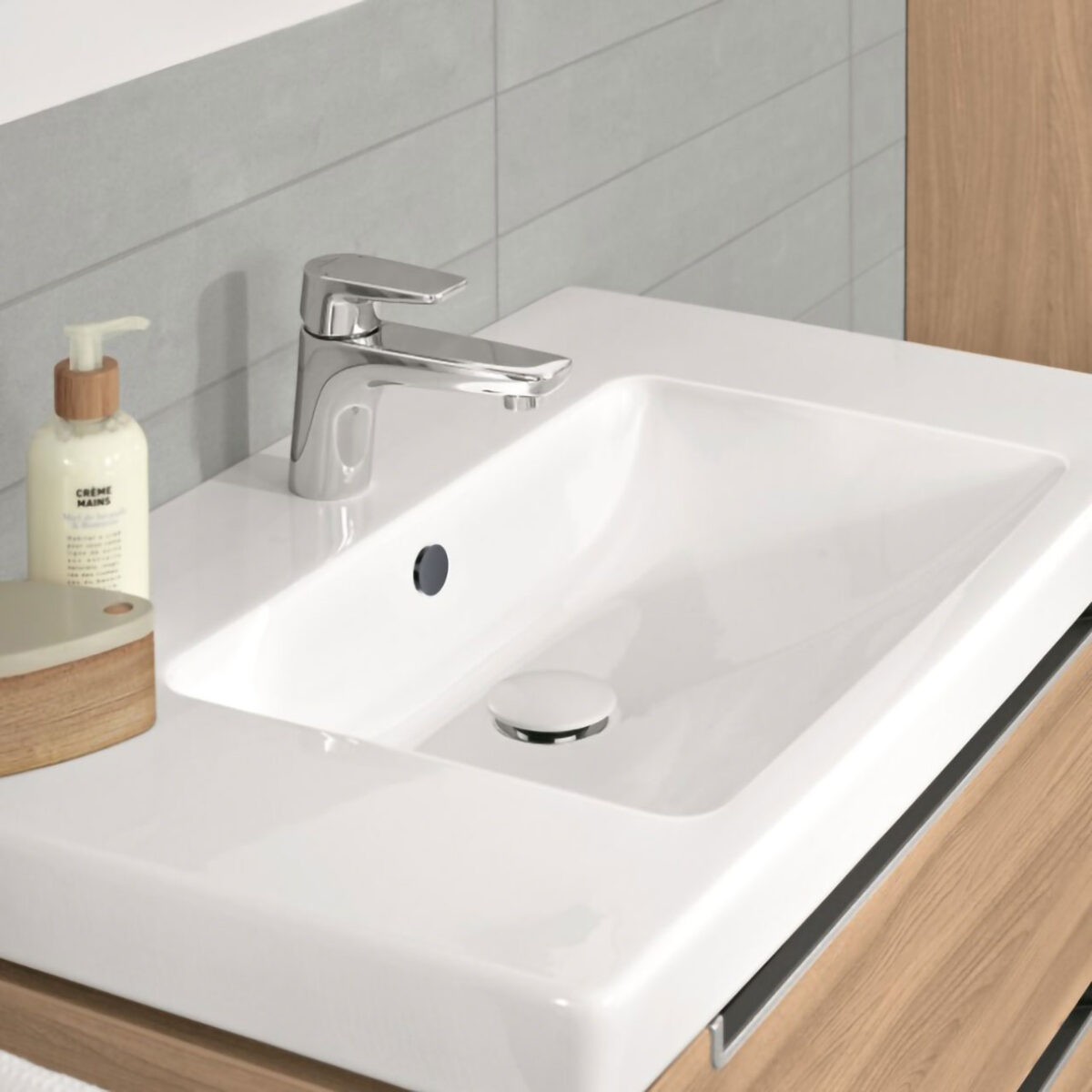 ΒΑΛΒΙΔΑ ΝΙΠΤΗΡΟΣ PUSH-TO-OPEN WHITE ALPINE 8L033401 VILLEROY & BOCH - Image 2