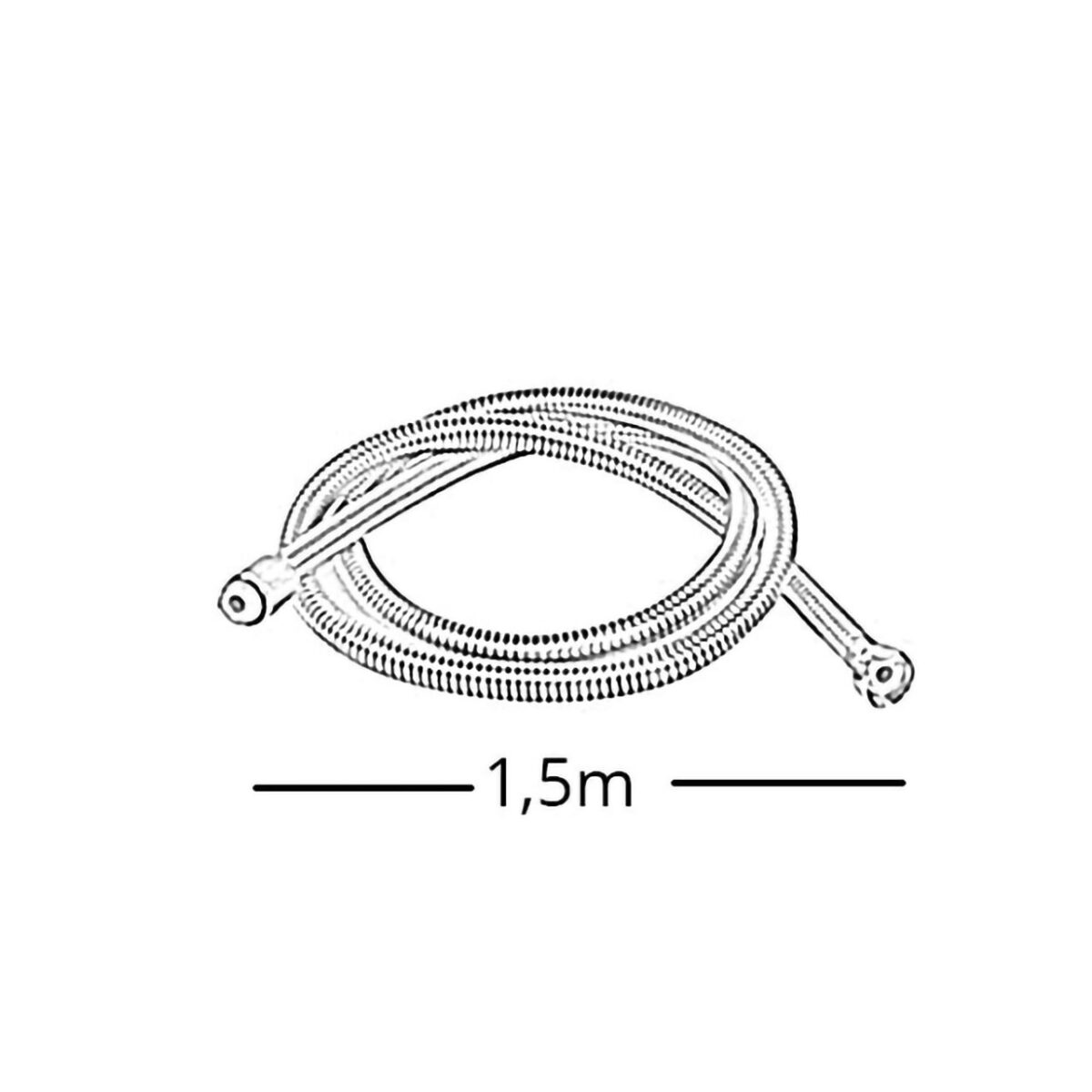 ΣΠΙΡΑΛ ΜΠΑΤΑΡΙΑΣ ΚΟΥΖΙΝΑΣ NORA 150CM B961103NU IDEAL STANDARD - Image 2