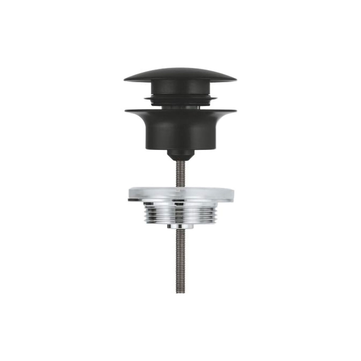 ΒΑΛΒΙΔΑ ΝΙΠΤΗΡΟΣ PUSH-OPEN ΜΑΥΡΟ ΜΑΤ 1024642430 GROHE - Image 1