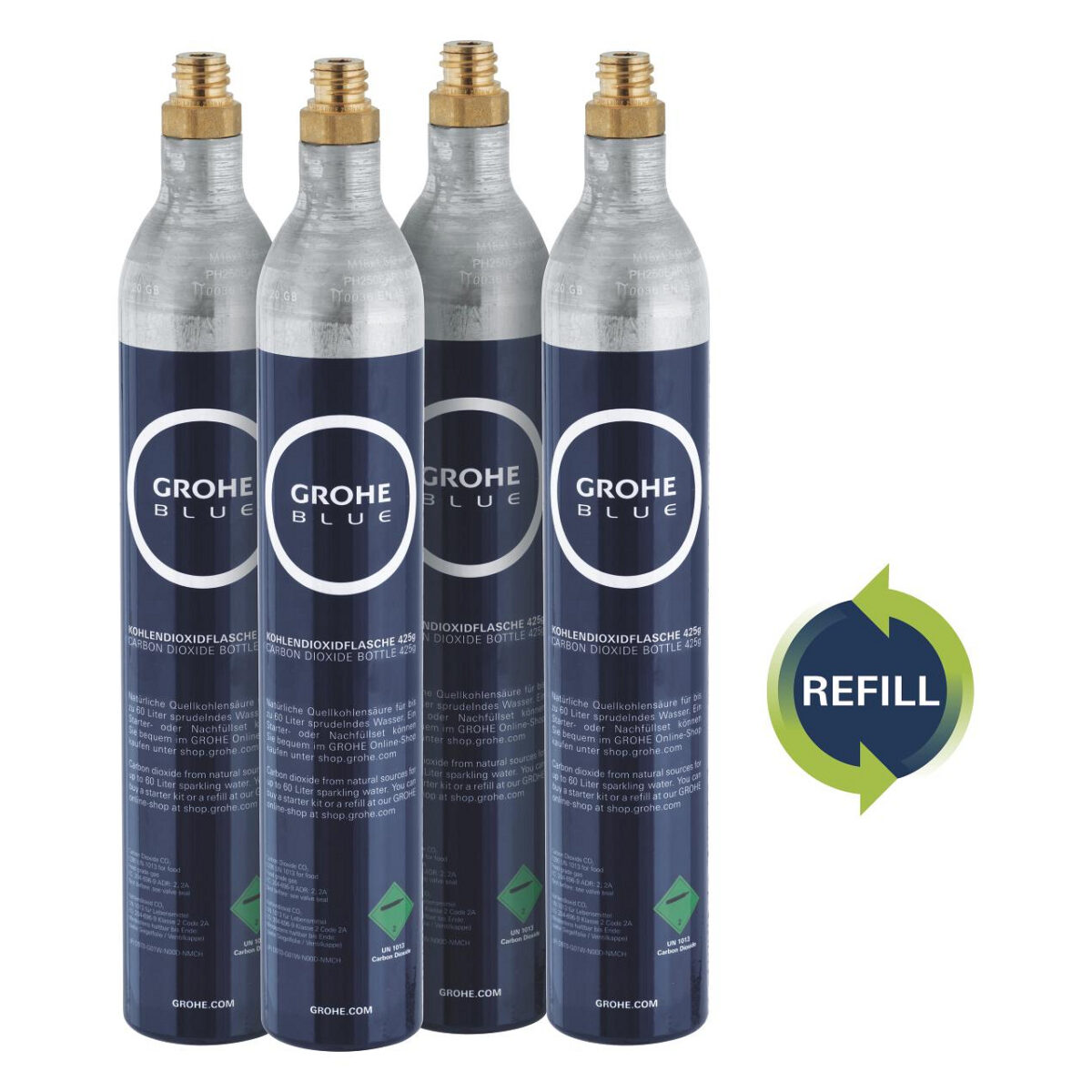 BLUE ΣΕΤ ΕΚΚΙΝΗΣΗΣ ΜΕ 4 ΤΕΜΑΧΙΑ 425 G CO2 ΑΝΤΑΛΛΑΚΤΙΚΑ 40687000 GROHE - Image 3