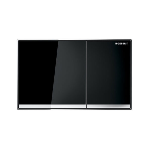 ΠΛΑΚΕΤΑ SIGMA 60 ΔΙΠΛΗΣ ΕΚΠΛΥΣΗΣ ΜΑΥΡΟ / ΧΡΩΜΕ 115.640.SJ.1 GEBERIT