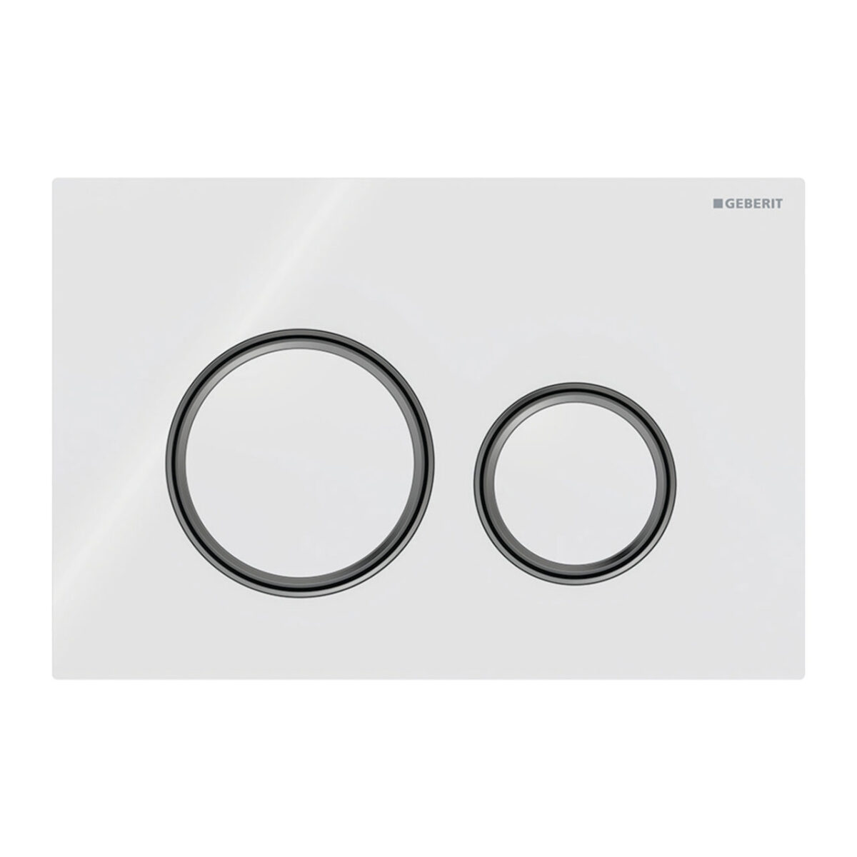 ΠΛΑΚΕΤΑ SIGMA 21 ΛΕΥΚΟ-ΜΑΥΡΟ 115.651.SI.1 GEBERIT - Image 1