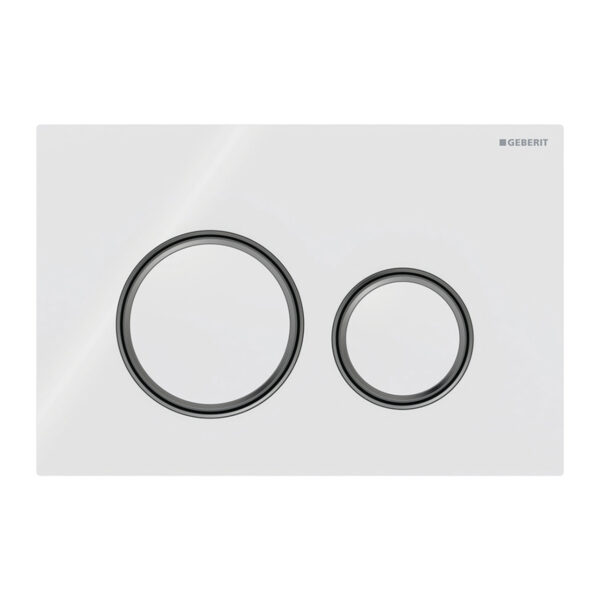 ΠΛΑΚΕΤΑ SIGMA 21 ΛΕΥΚΟ-ΜΑΥΡΟ 115.651.SI.1 GEBERIT
