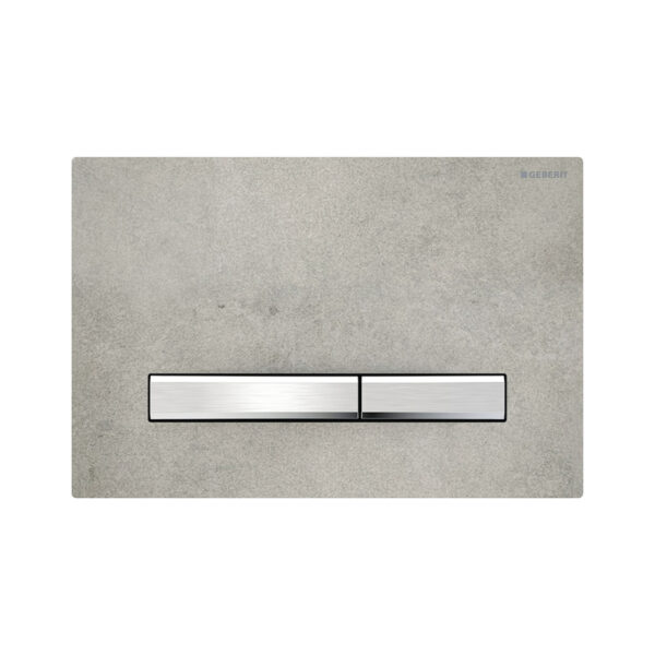 ΠΛΑΚΕΤΑ SIGMA 50 ΔΙΠΛΗΣ ΕΚΠΛΥΣΗΣ CONCRETE LOOK / ΧΡΩΜΕ 115.788.JV.2 GEBERIT