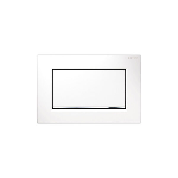 ΠΛΑΚΕΤΑ SIGMA 30 ΛΕΥΚΟ ΓΥΑΛΙΣΤΕΡΟ ΧΡΩΜΕ 115.893.KJ.1 GEBERIT