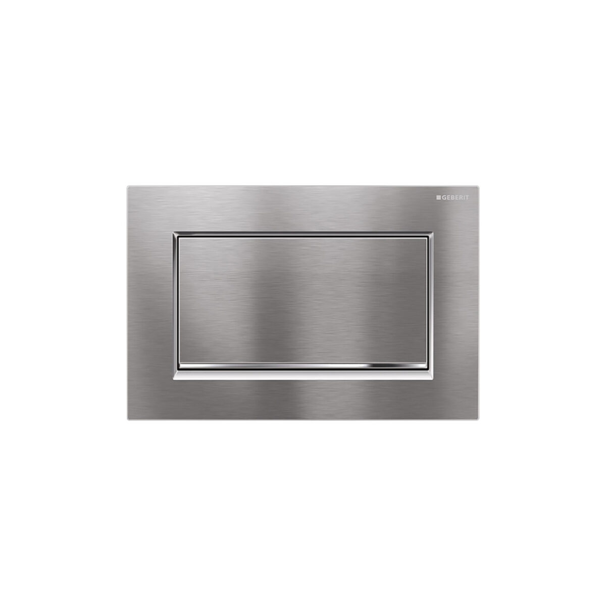 ΠΛΑΚΕΤΑ SIGMA 30 BRUSHED CHROME 115.893.KX.1 GEBERIT - Image 1