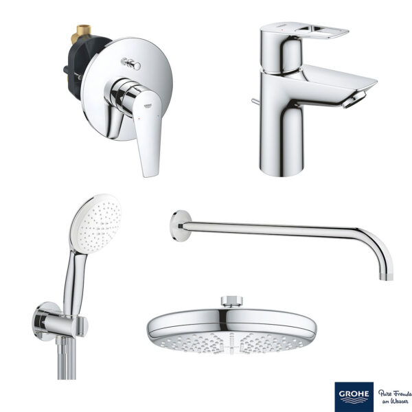 BAULOOP ΣΕΤ ΓΙΑ ΝΙΠΤΗΡΑ ΜΕ ΜΠΑΤΑΡΙΑ S-ΜΕΓΕΘΟΣ 5,7L/MIN 23335001 GROHE